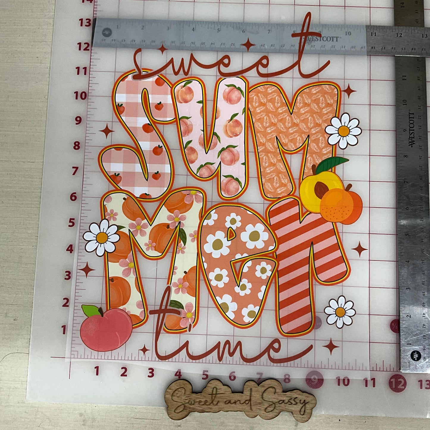 sweet summer time preppy DTF Transfer Design