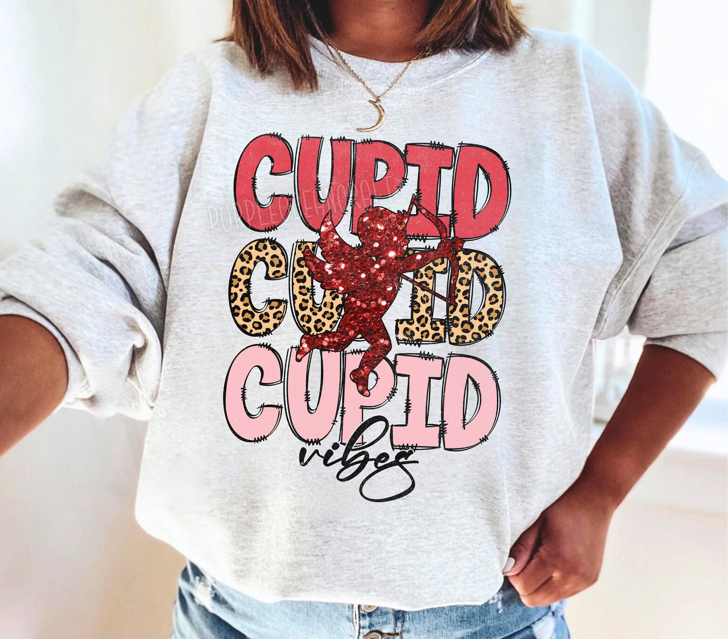 Cupid Vibes DTF Transfer Design