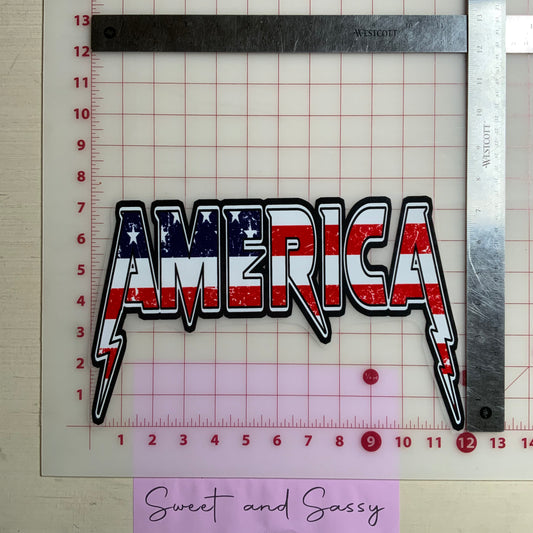 AMERICA DTF Transfer Design