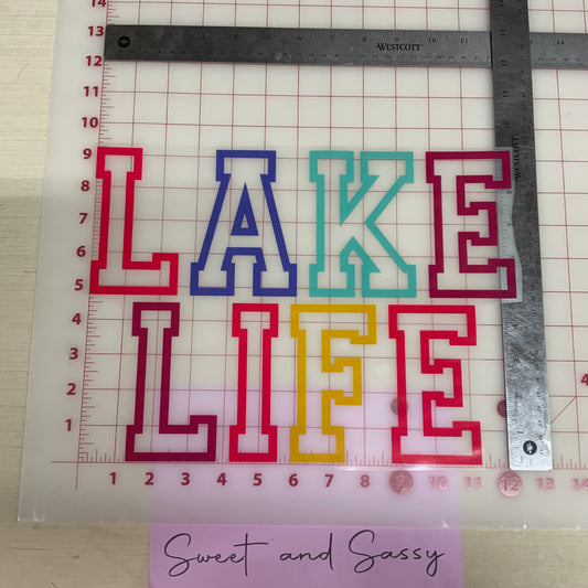 LAKE  LIFE    Direct To Film π π Transfer