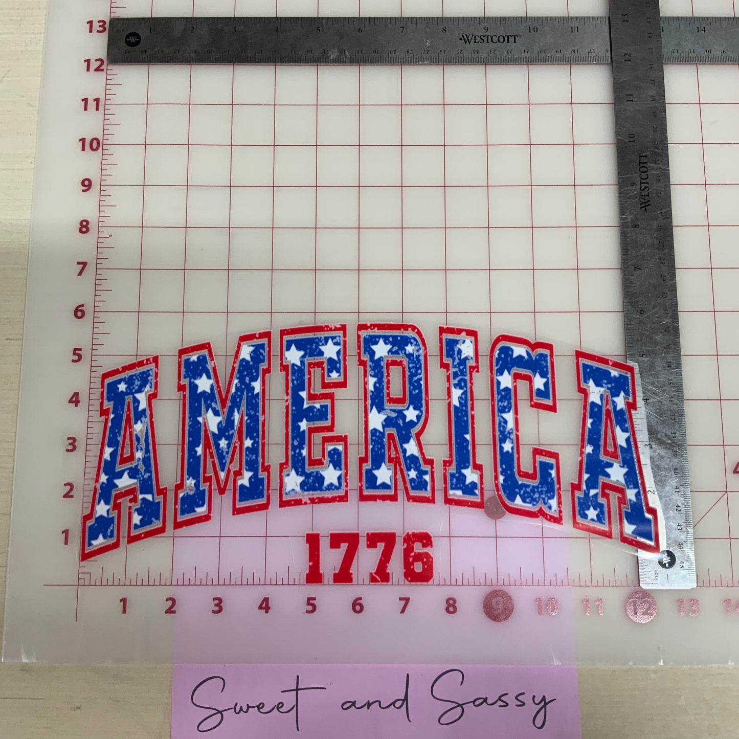 AMERICA 1776 DTF Transfer Design
