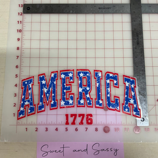 AMERICA 1776 DTF Transfer Design