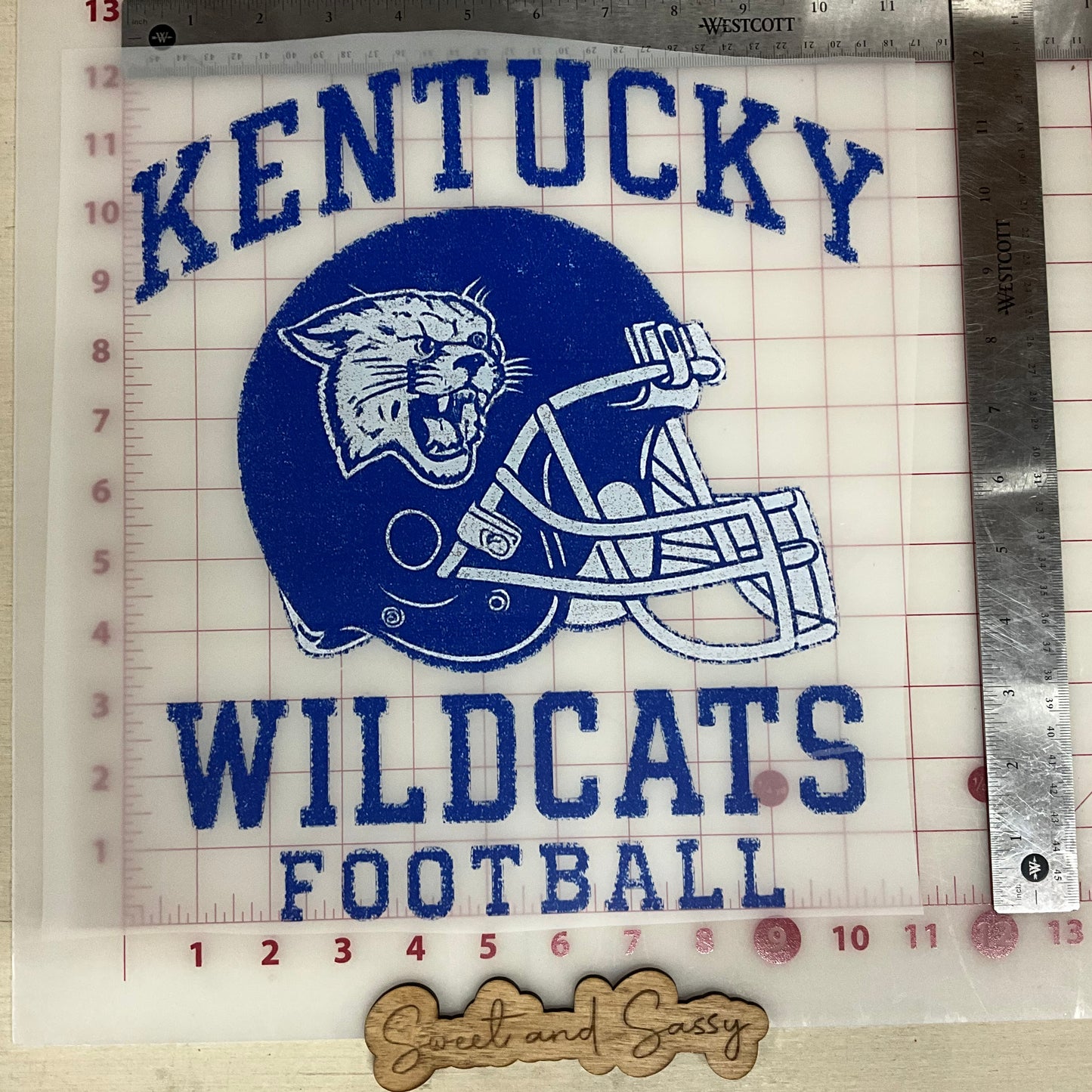 Kentucky Football retro grunge DTF Transfer