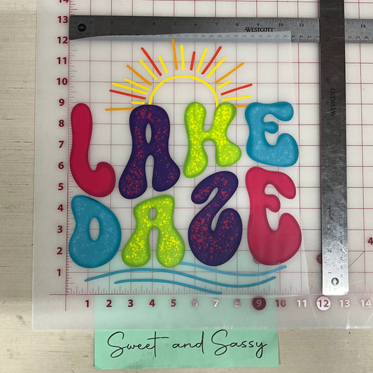LAKE DAZE DTF Direct To Film π π Transfer