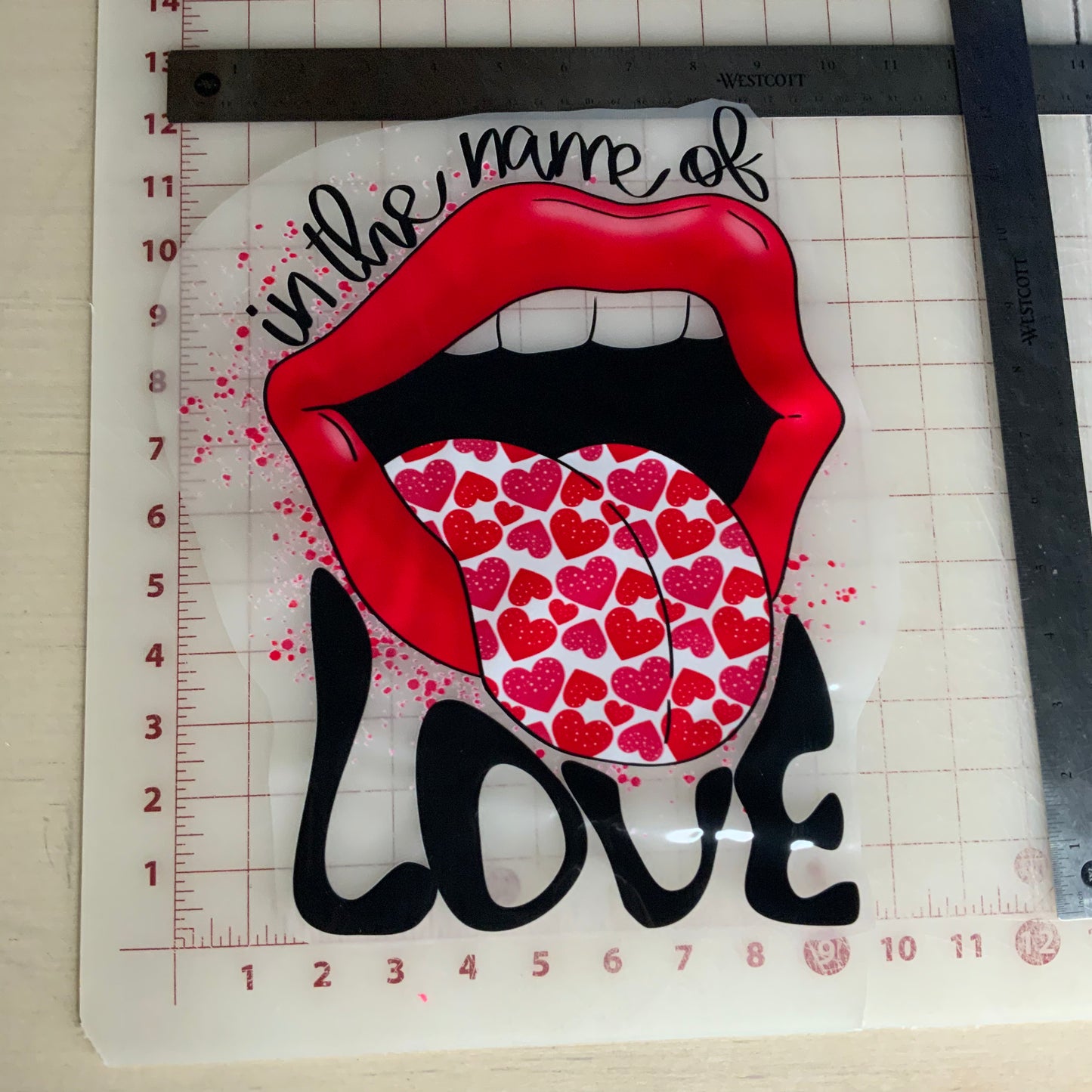 In the name of Love DTF Transfer Design