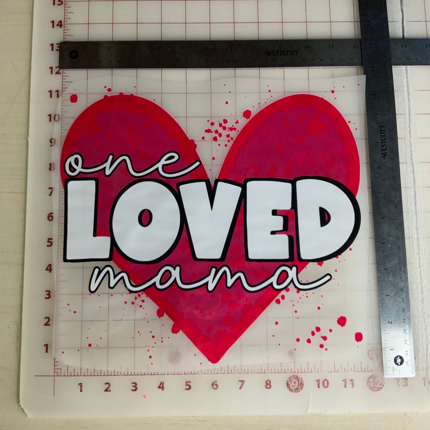 One Loved Mama DTF Transfer Design