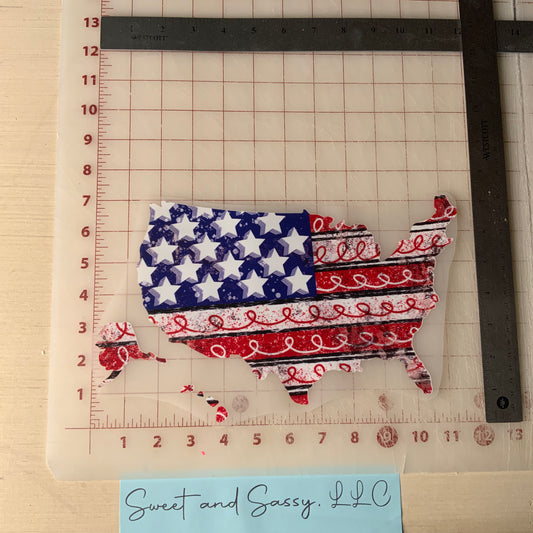 america usa DTF Transfer Design