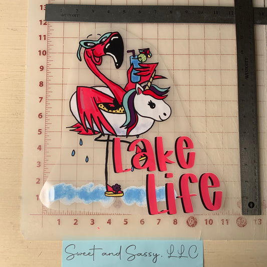 LAKE LIFE DTF Transfer Design