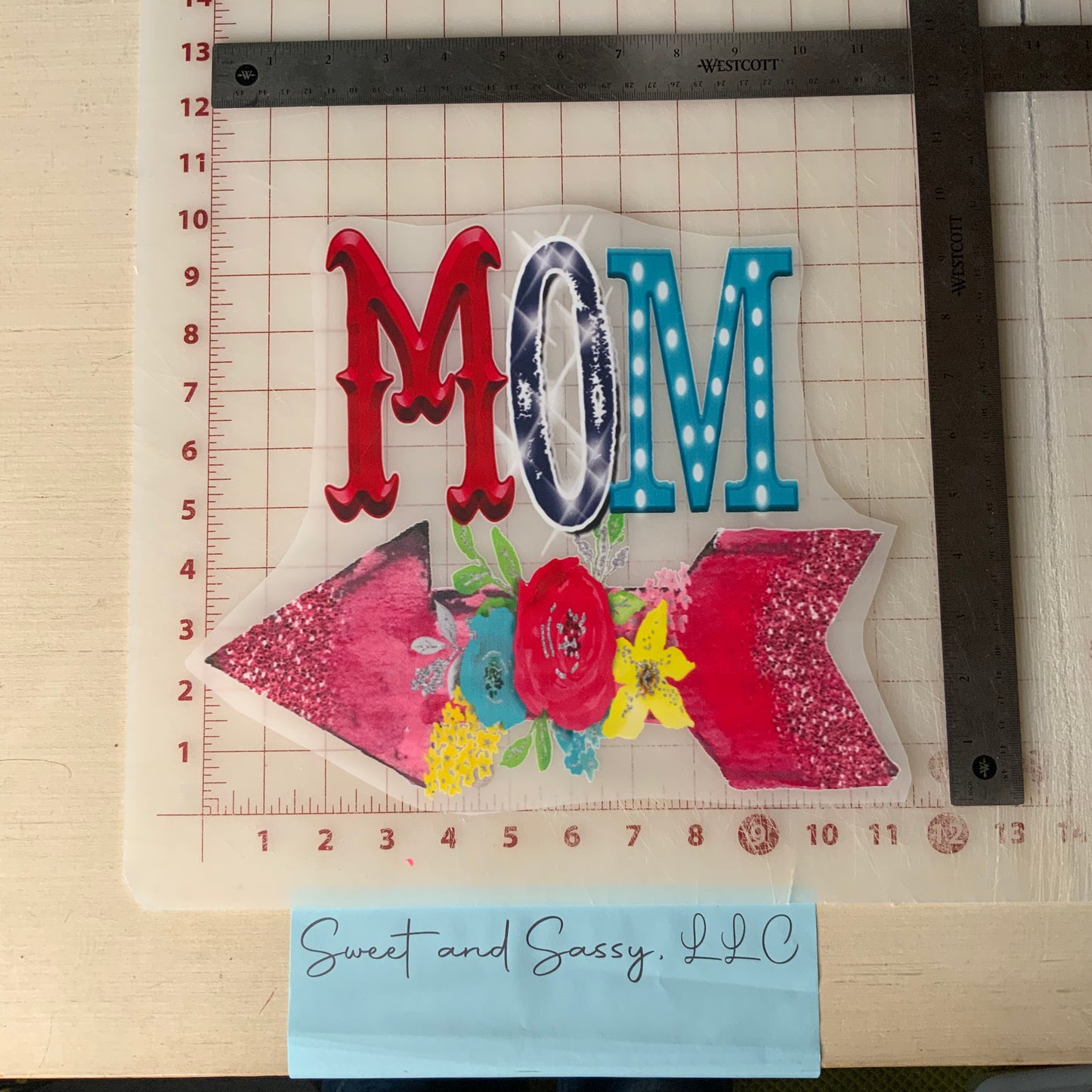 Mom floral DTF Transfer Design