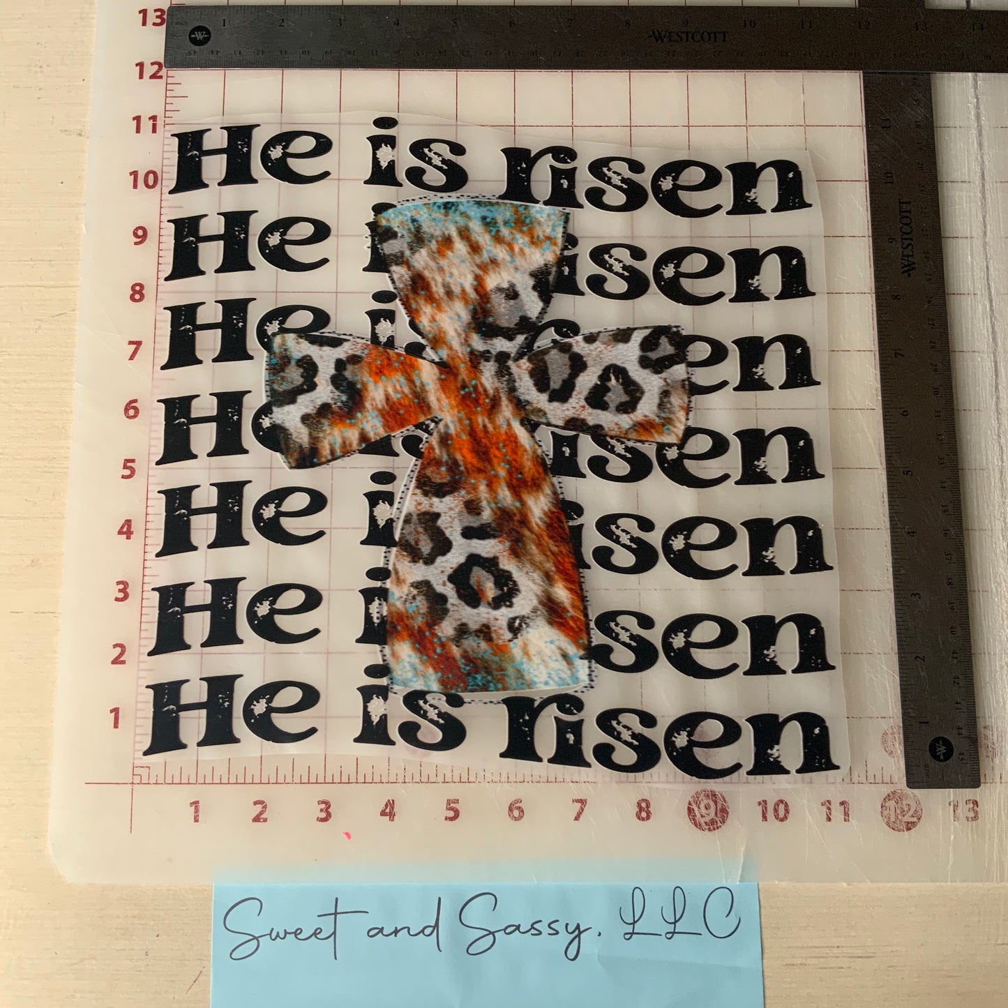 He Is Risen DTF Transfer Design