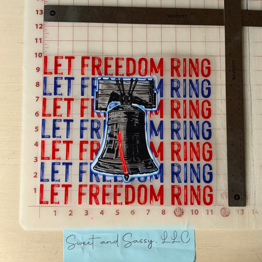 let freedom ring DTF Transfer Design