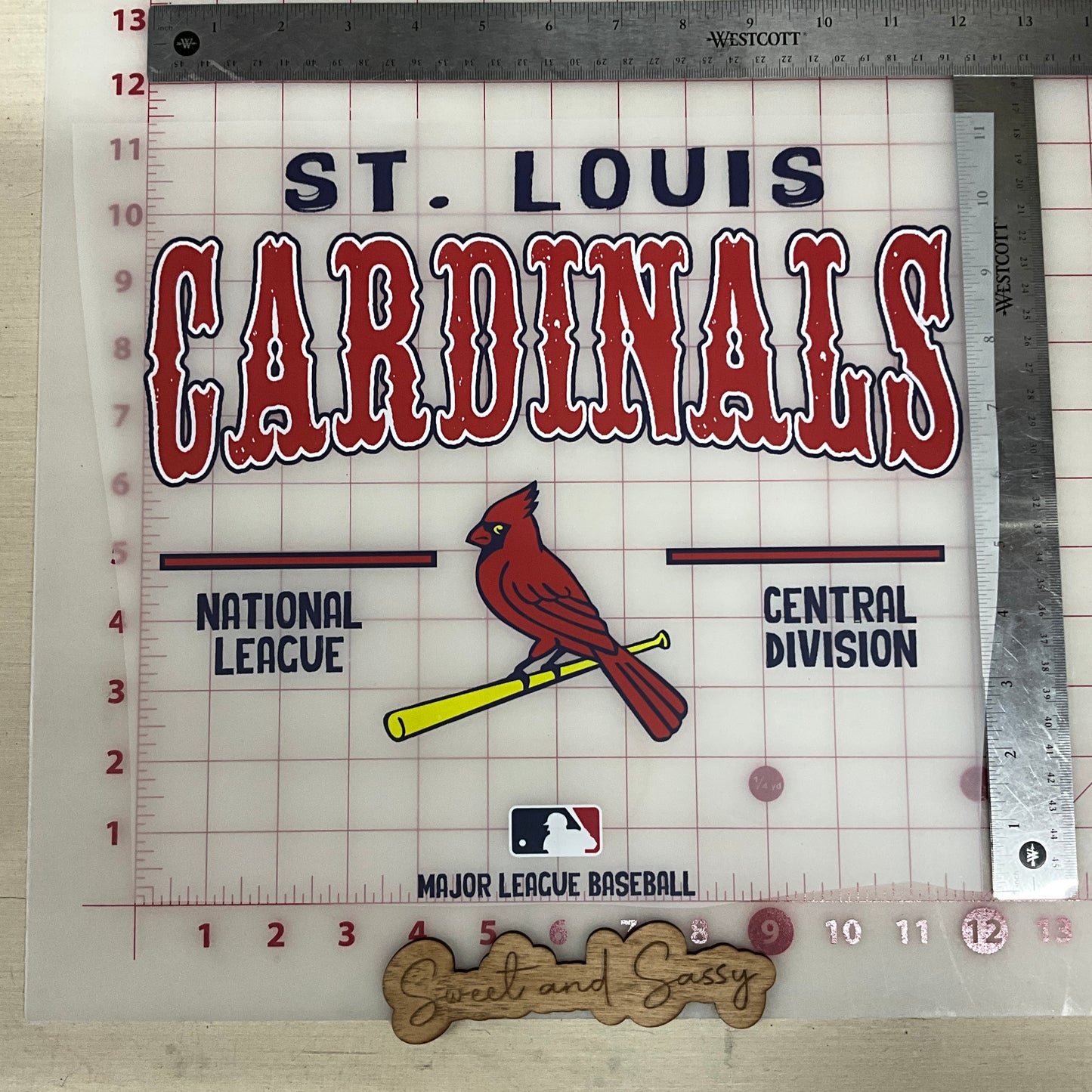 St. Louis CARDINALS unisex DTF Transfer Design