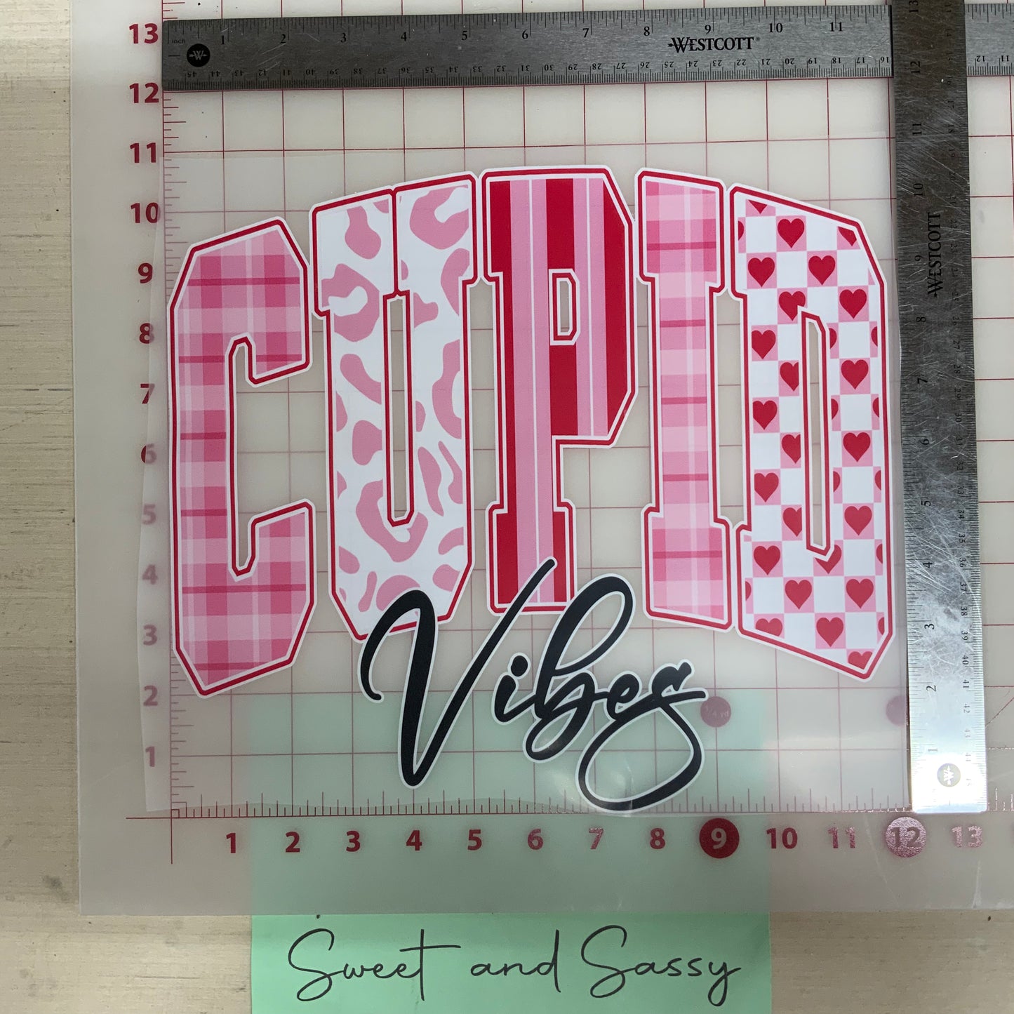 Cupid Vibes Patterned DTF Transfer Designs