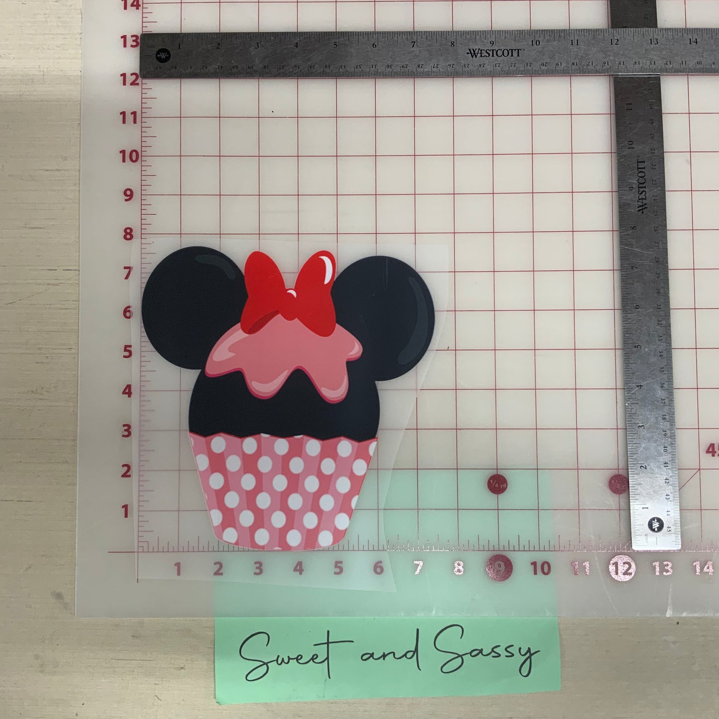 Mouse Cupcake DTF Transfer Design