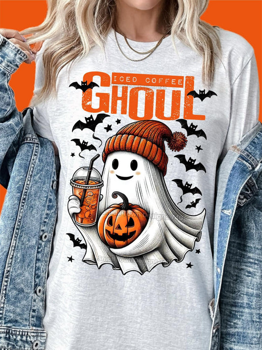 Iced Coffee Ghoul DTF Transfer Design