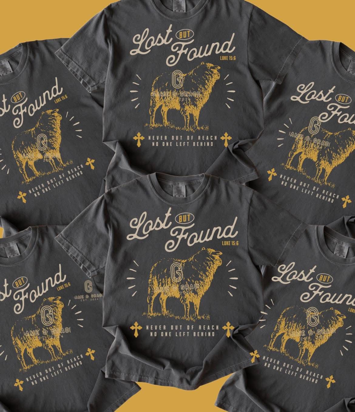 Lost But Found Luke 15:6 DTF Transfer Design