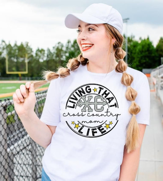 Living that cross country mom life DTF Transfer Design Bev