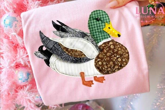 Mallard patchwork DTF Transfer Design