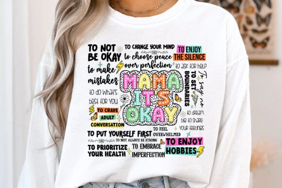 Mama it's okay dalmatian doodle DTF Transfer Design CF