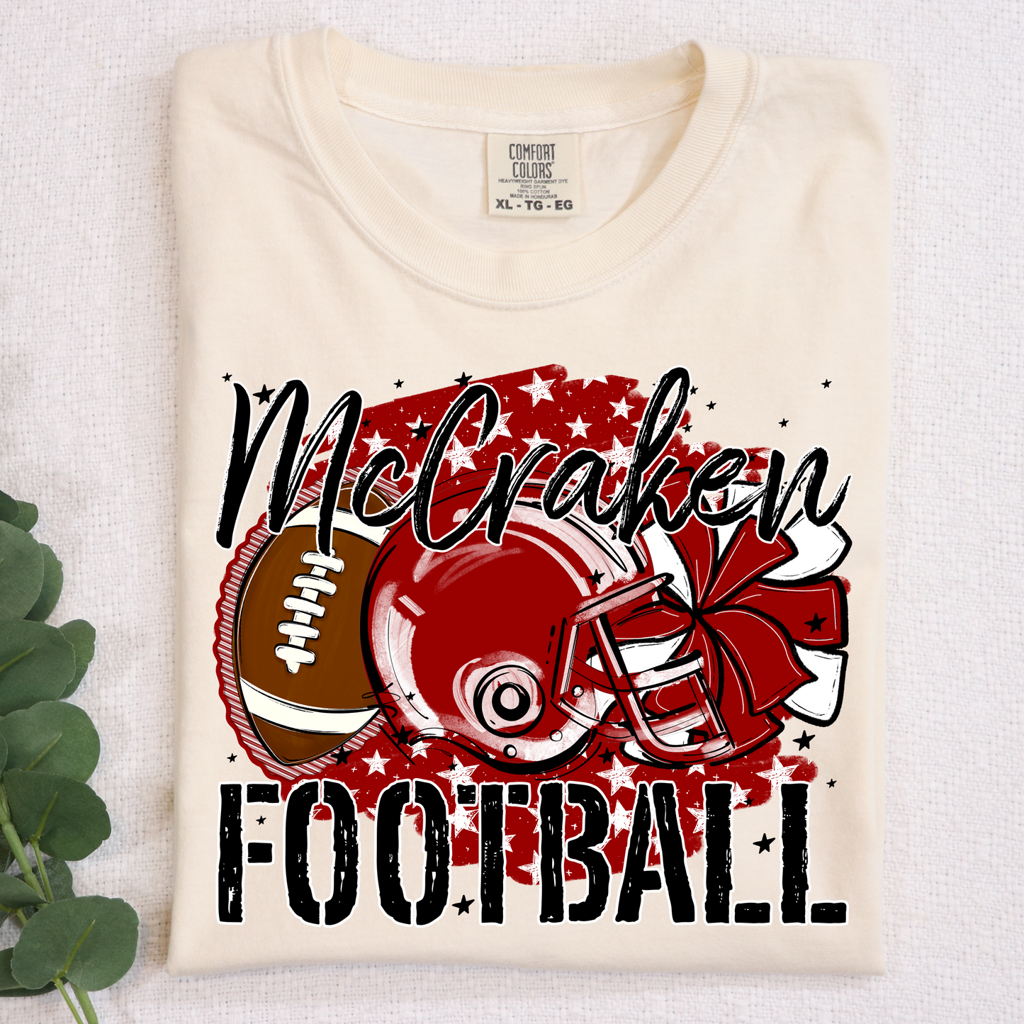 Mascot Football Star DTF Transfer Design