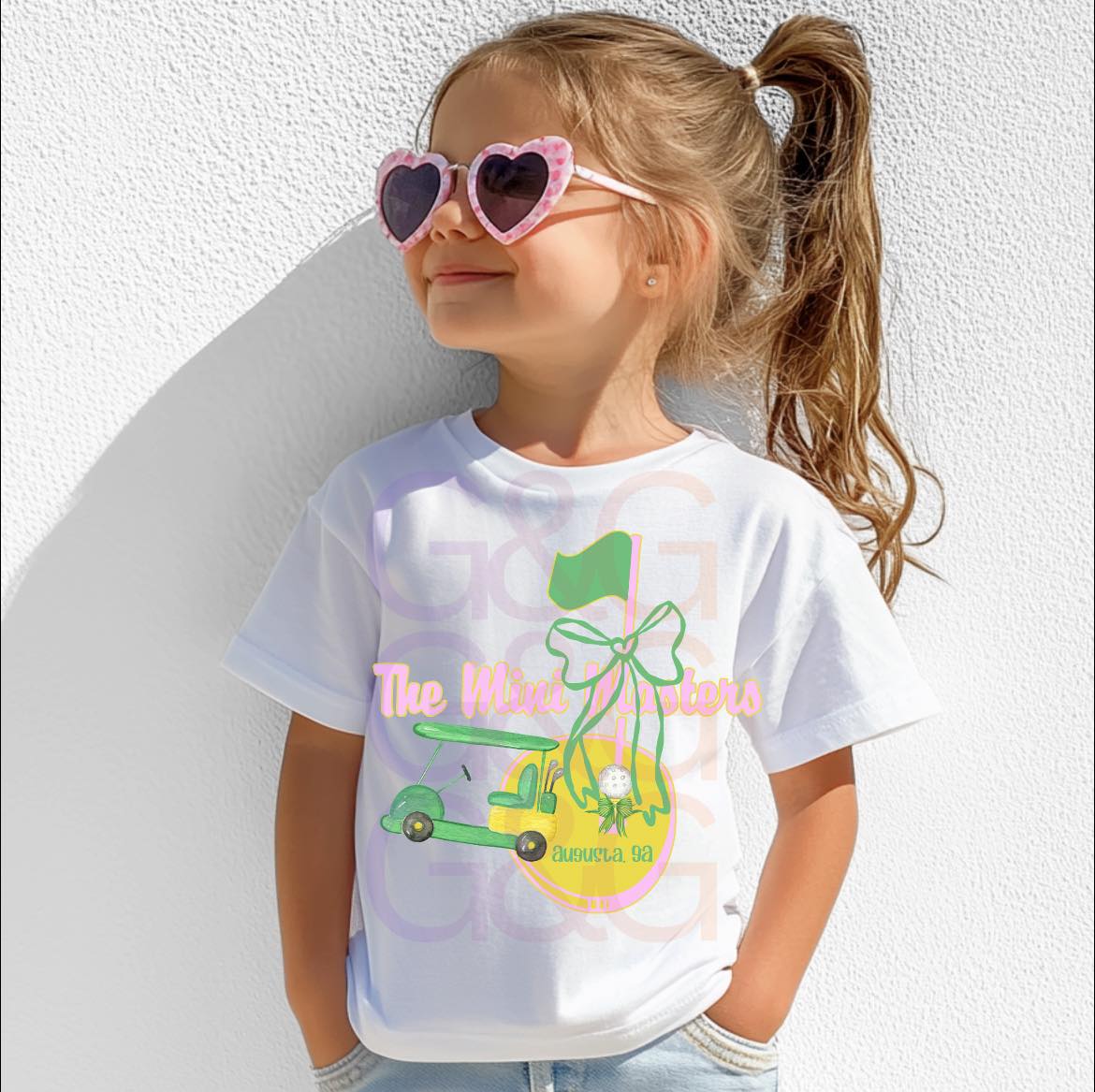 Mini Masters Augusta GA pink DTF Transfer Design