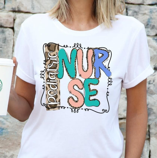 Pediatric Nurse DTF Transfer Design Bev