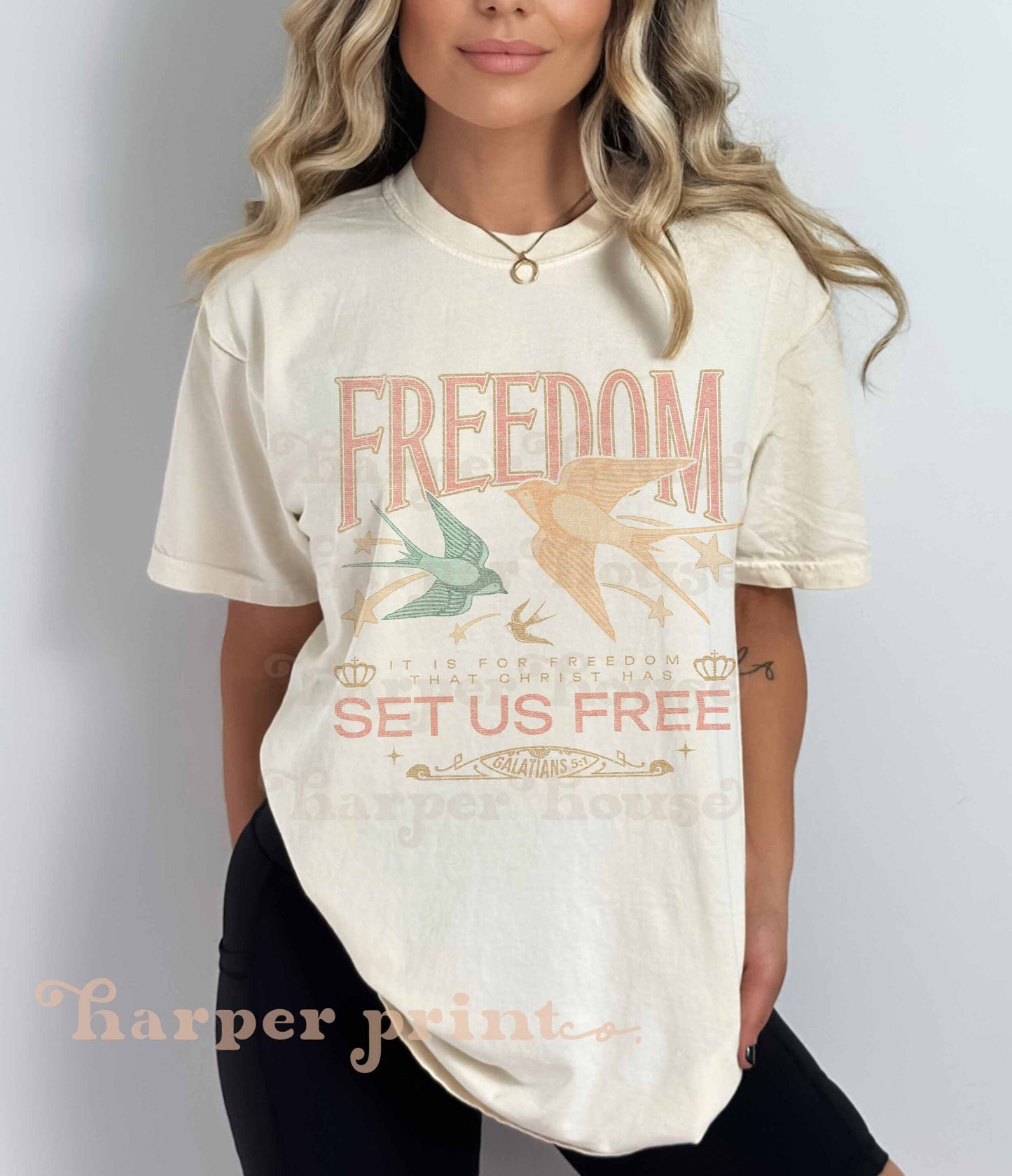 Freedom Set us free DTF Transfer Design
