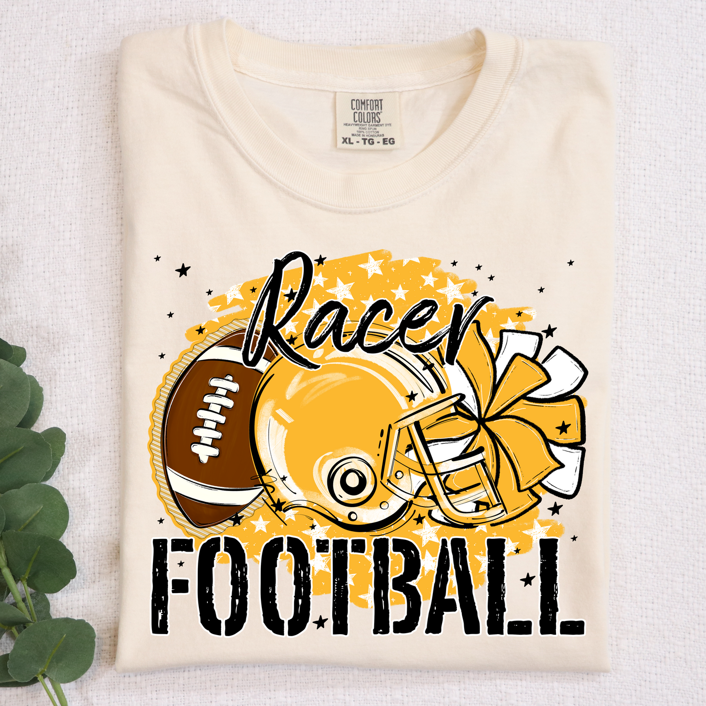 Mascot Football Star DTF Transfer Design