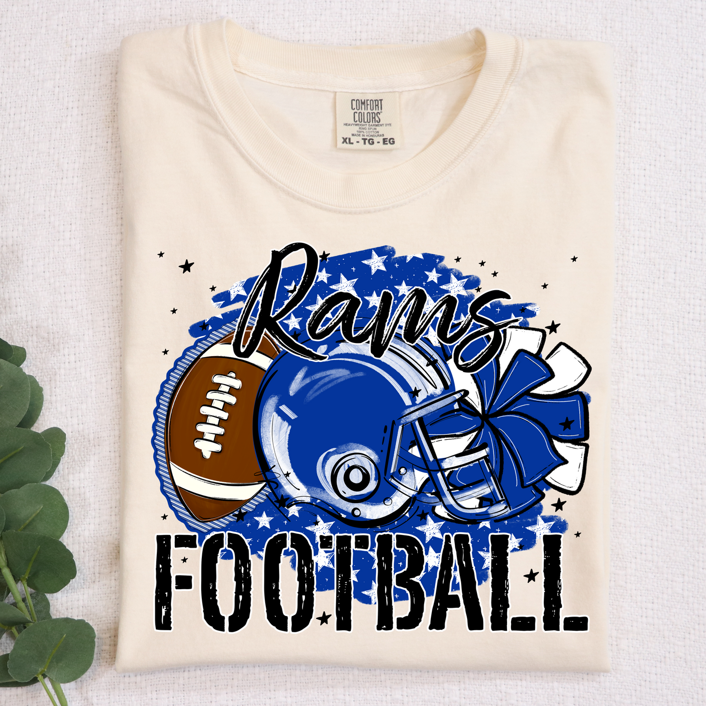 Mascot Football Star DTF Transfer Design