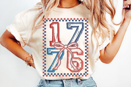 Retro 1776 DTF Transfer Design CF