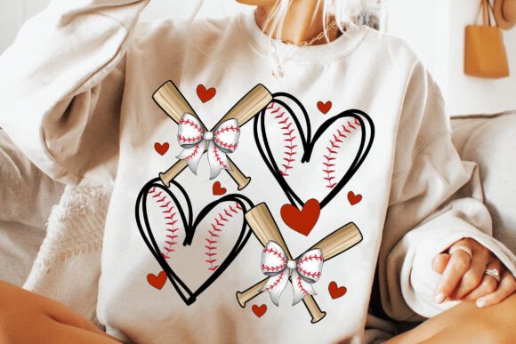 XOXO Baseball DTF Transfer Design CF