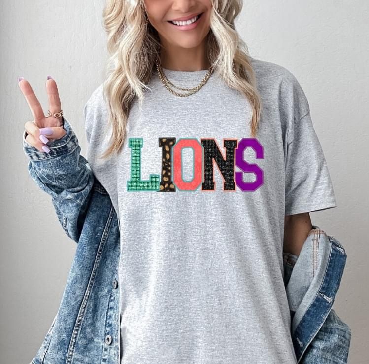 Lions DTF Transfer Design Bev