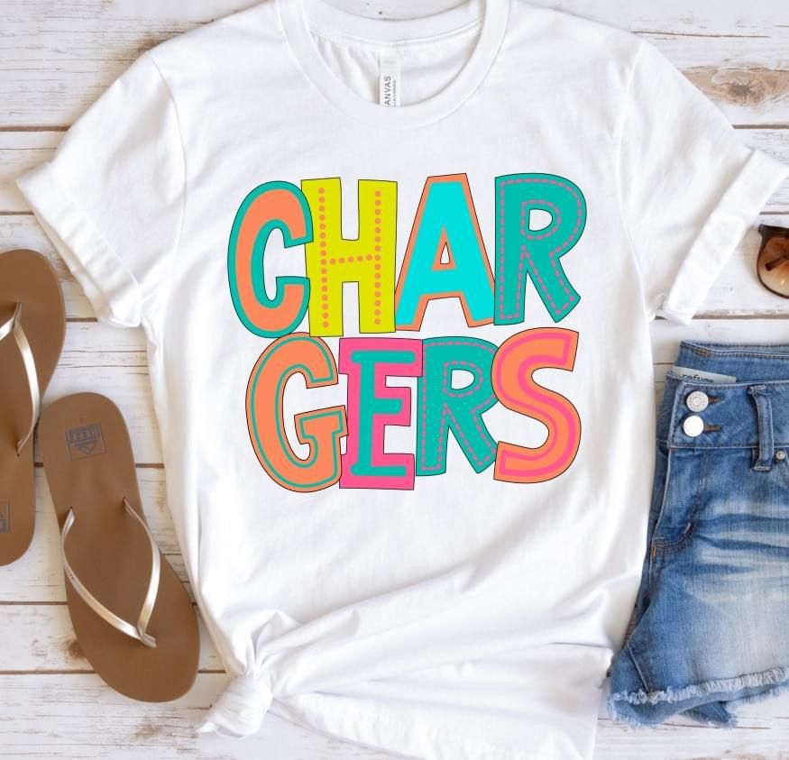 Chargers DTF Transfer Bev