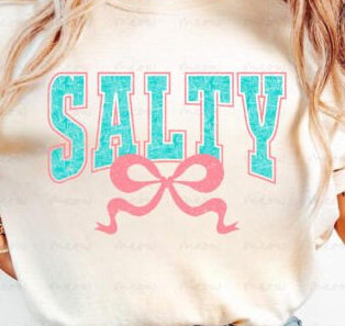 Salty Beach Summer DTF Transfer Design CF