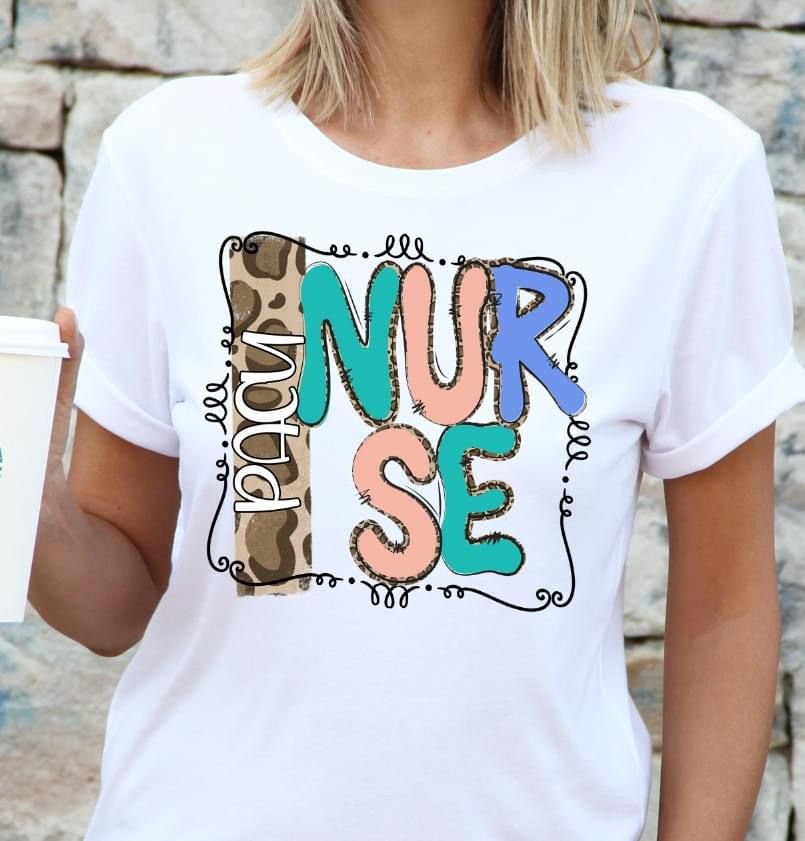 PACU Nurse DTF Transfer Design Bev