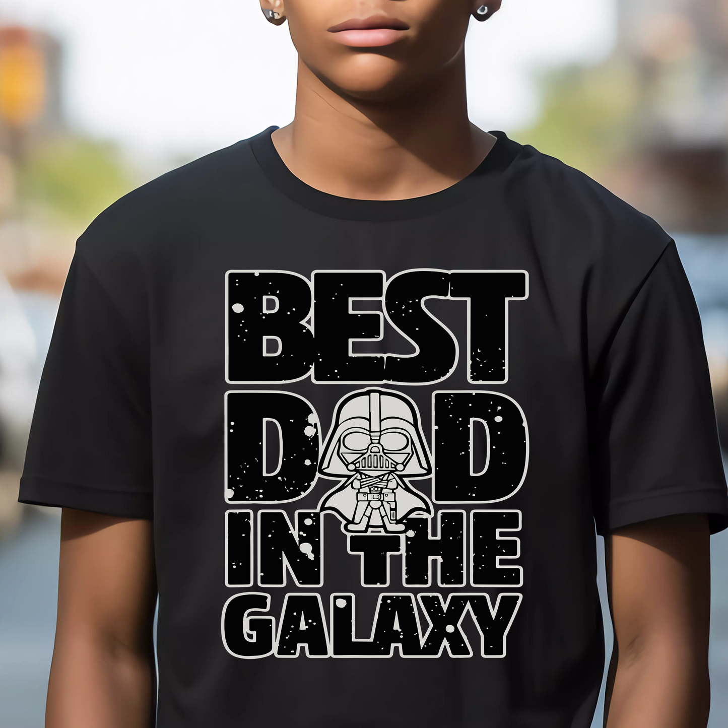 Star Wars Best Dad in the Galaxy Darth Vader DTF Transfer Design