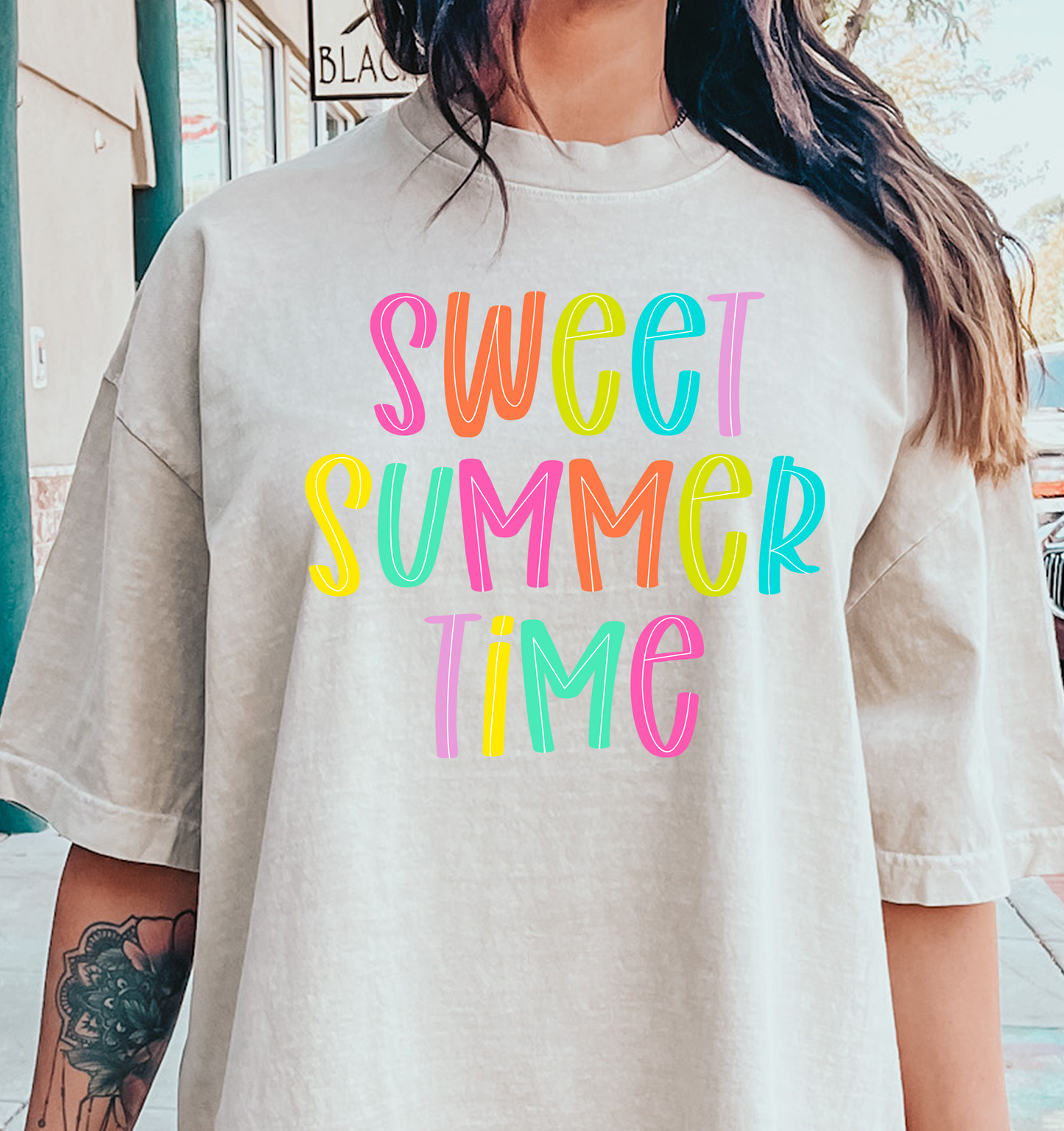Sweet Summer Time stacked DTF Transfer Design