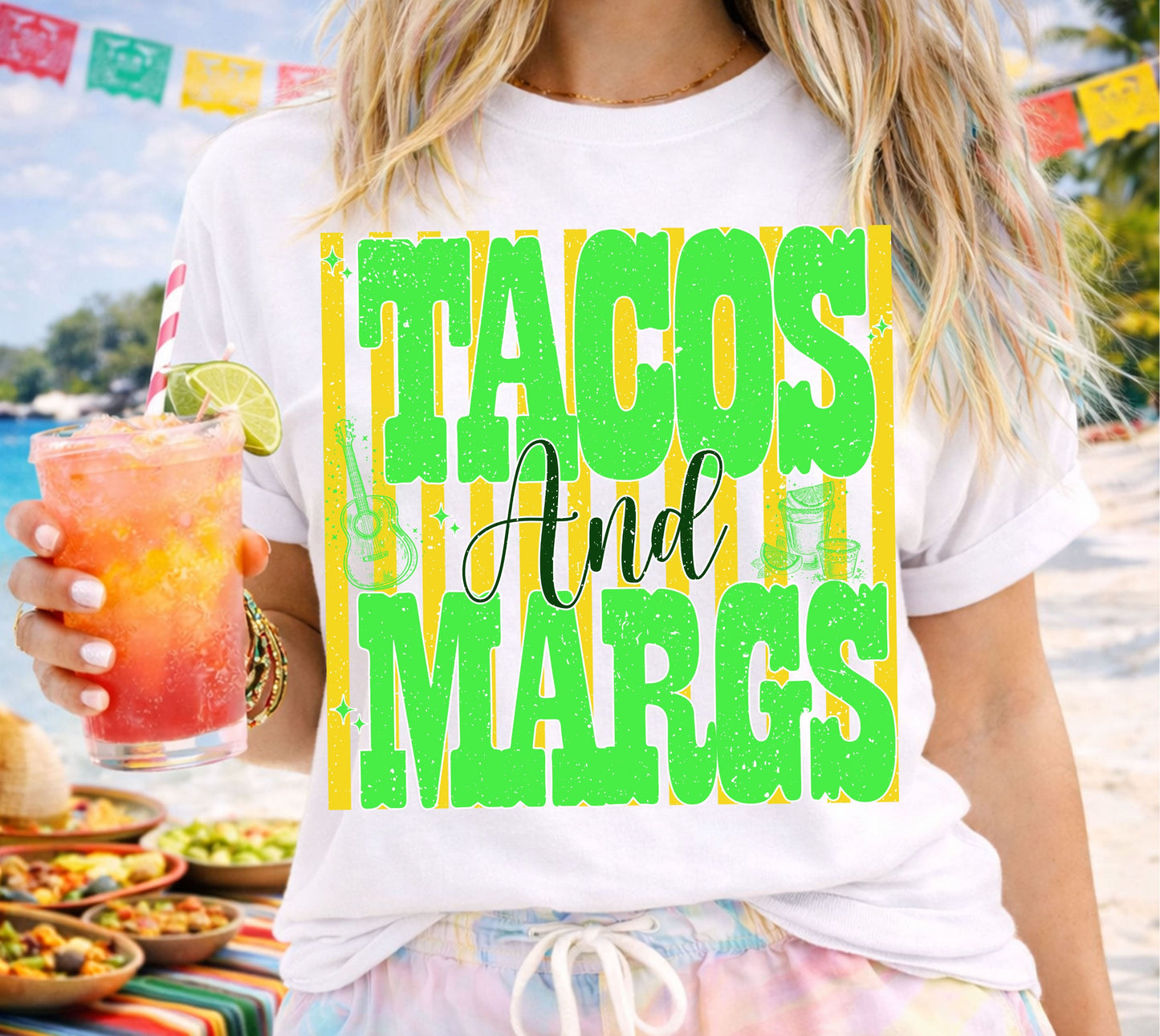 TACOS AND MARGS DTF Transfer Design
