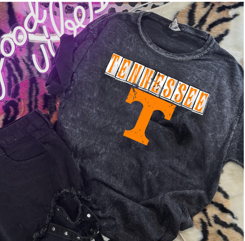 Tennessee T DTF Transfer Design