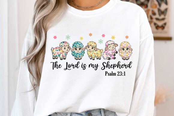 The Lord is my Shepherd DTF Transfer Design CF