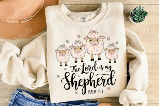 The Lord is my Shepherd DTF Transfer Design CF