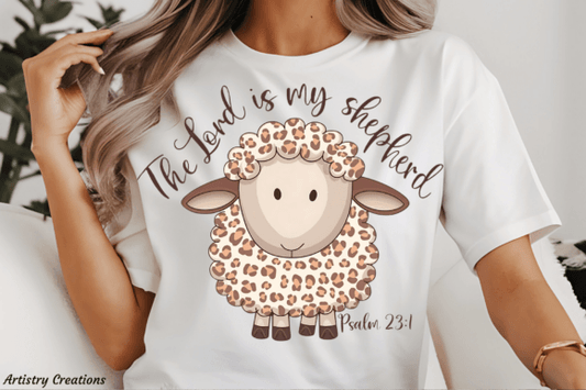 The Lord is my Shepherd DTF Transfer Design CF