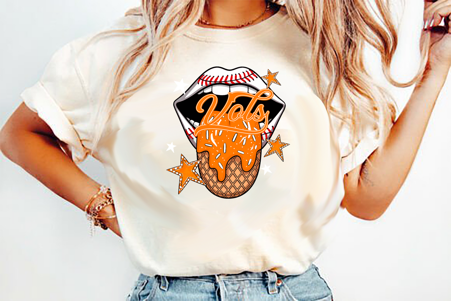 Vols Baseball Drip DTF Transfer Design