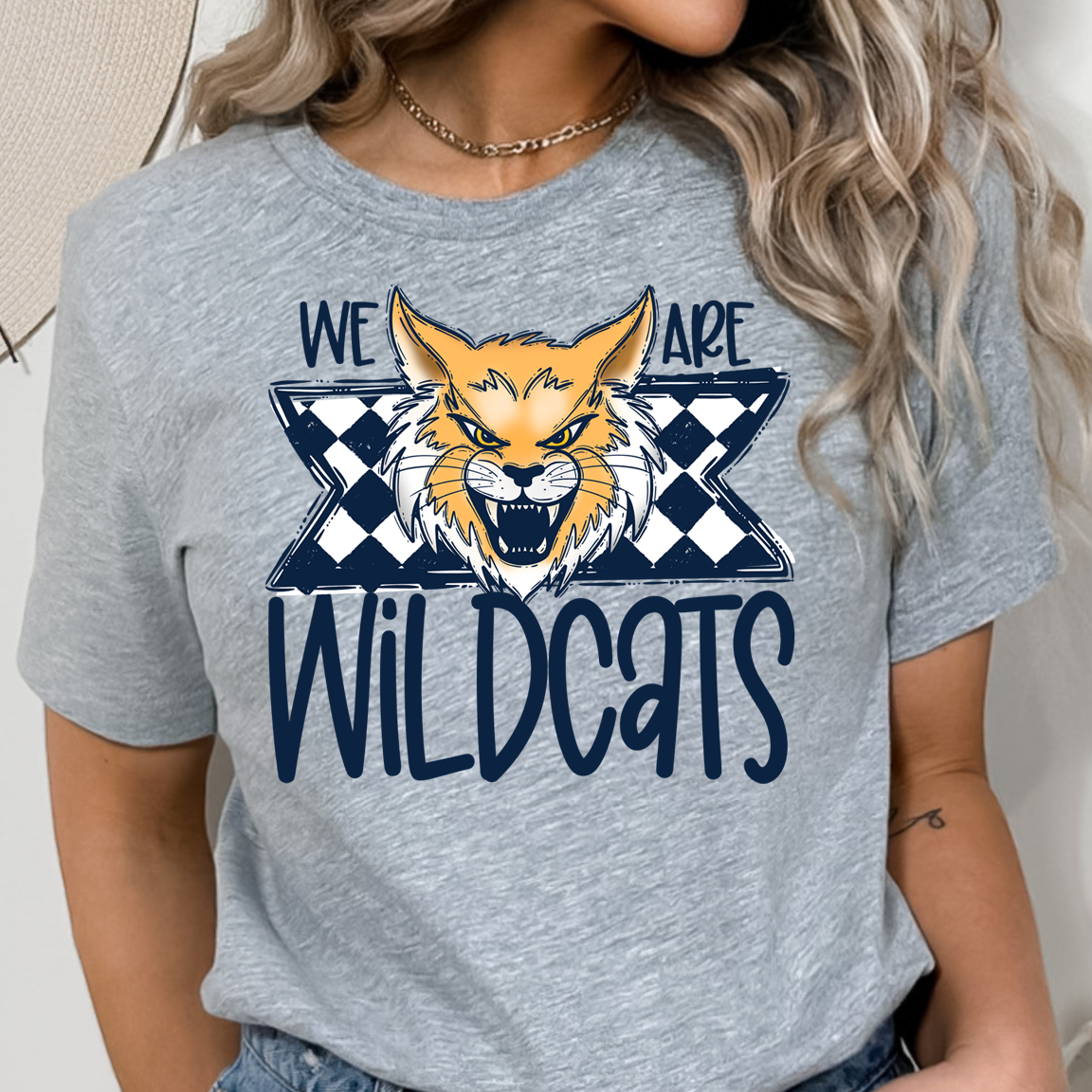 We are Wildcats Lines and Dots DTF Transfer Design
