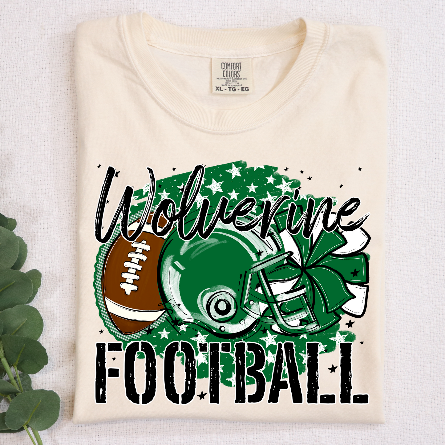Mascot Football Star DTF Transfer Design