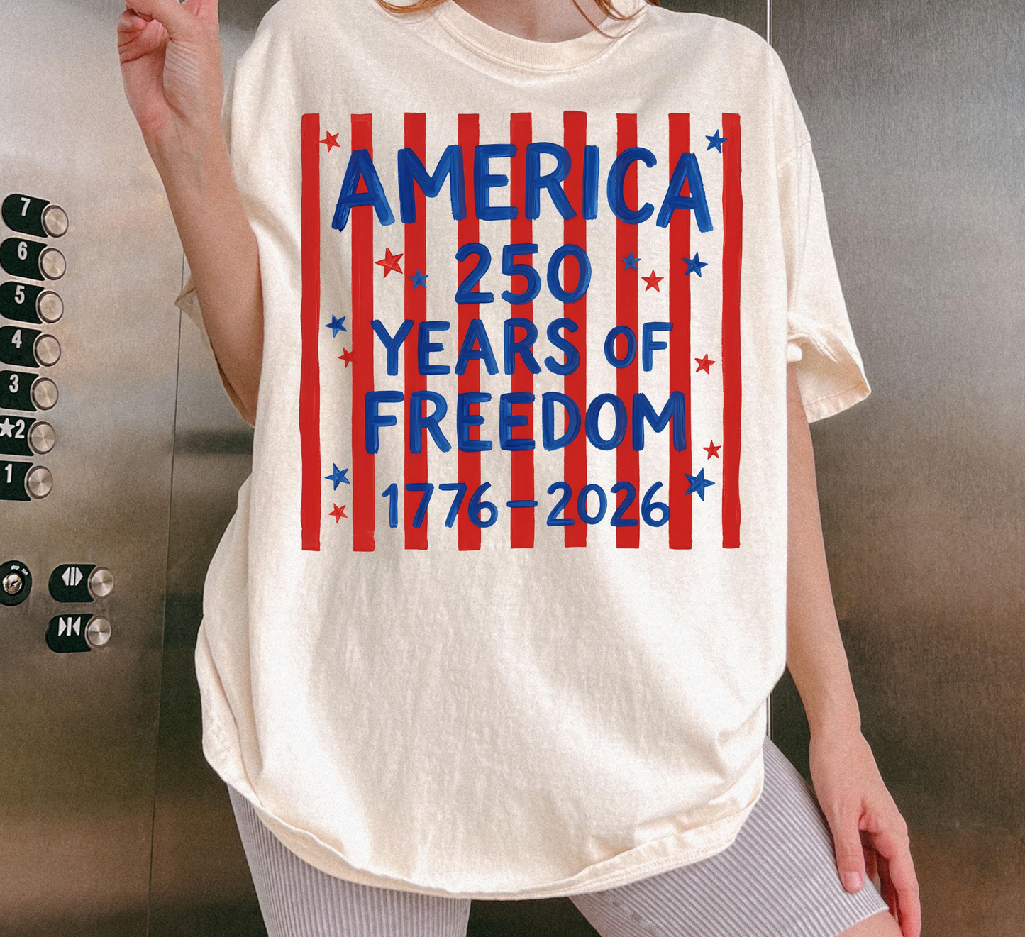 america 250 stripes DTF Transfer design