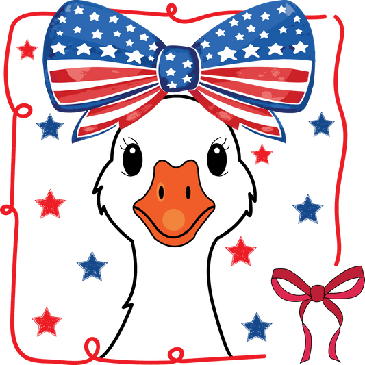 America Duck DTF Transfer Design CF