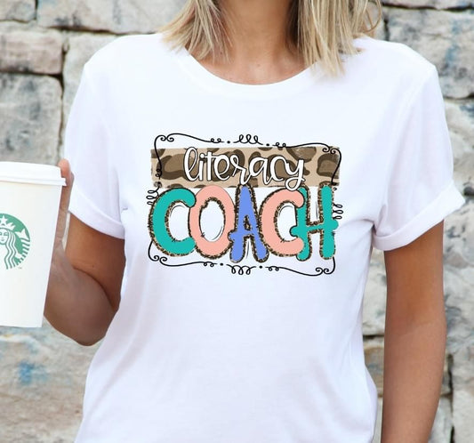 Literacy Coach DTF Transfer Design Bev