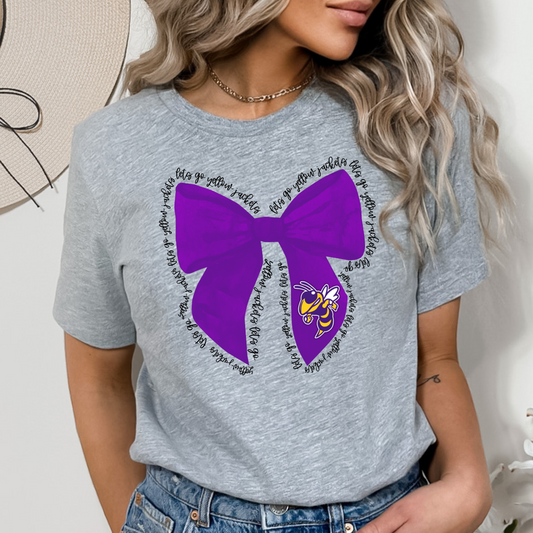 Let's Go Bow DTF Transfer Design