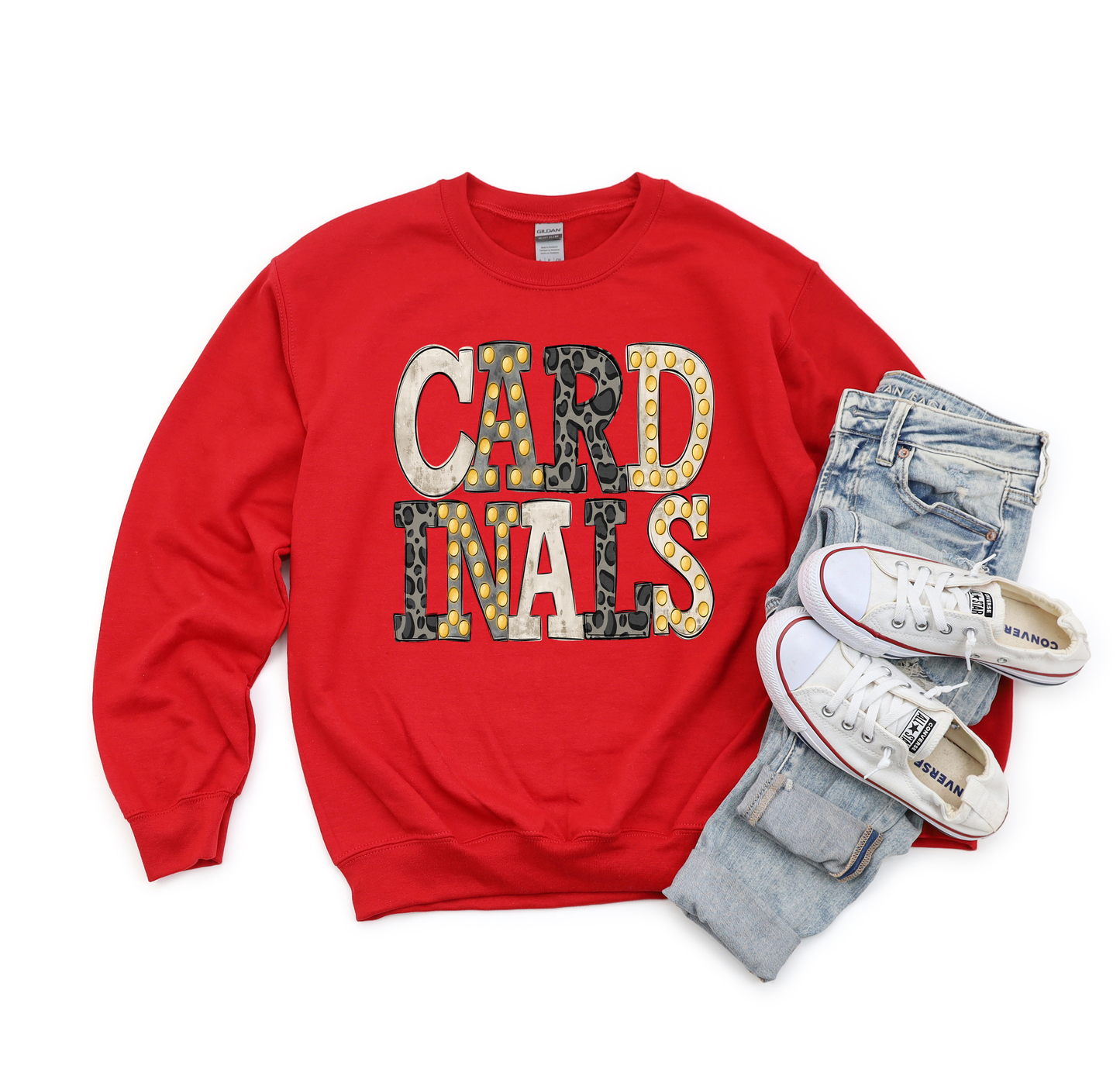 Cardinals Neutral Marquee DTF Transfer Design Bev